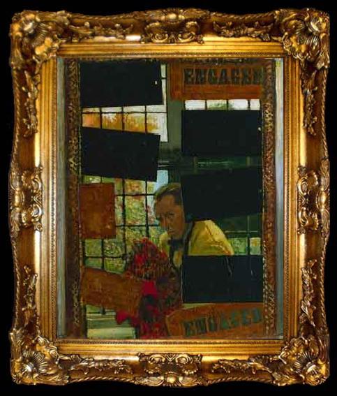 framed  William Orpen Self portrait, ta009-2